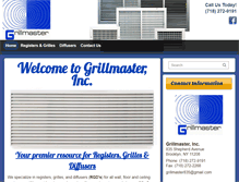 Tablet Screenshot of grillmasterinc.com